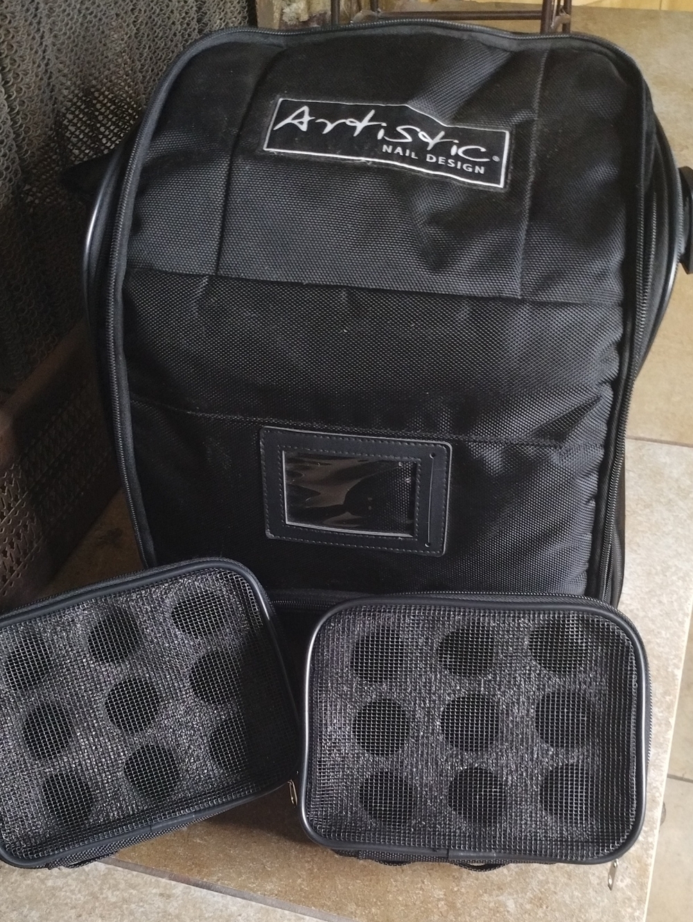 TRAVEL BLACK NAIL  & Tool Carrying Case